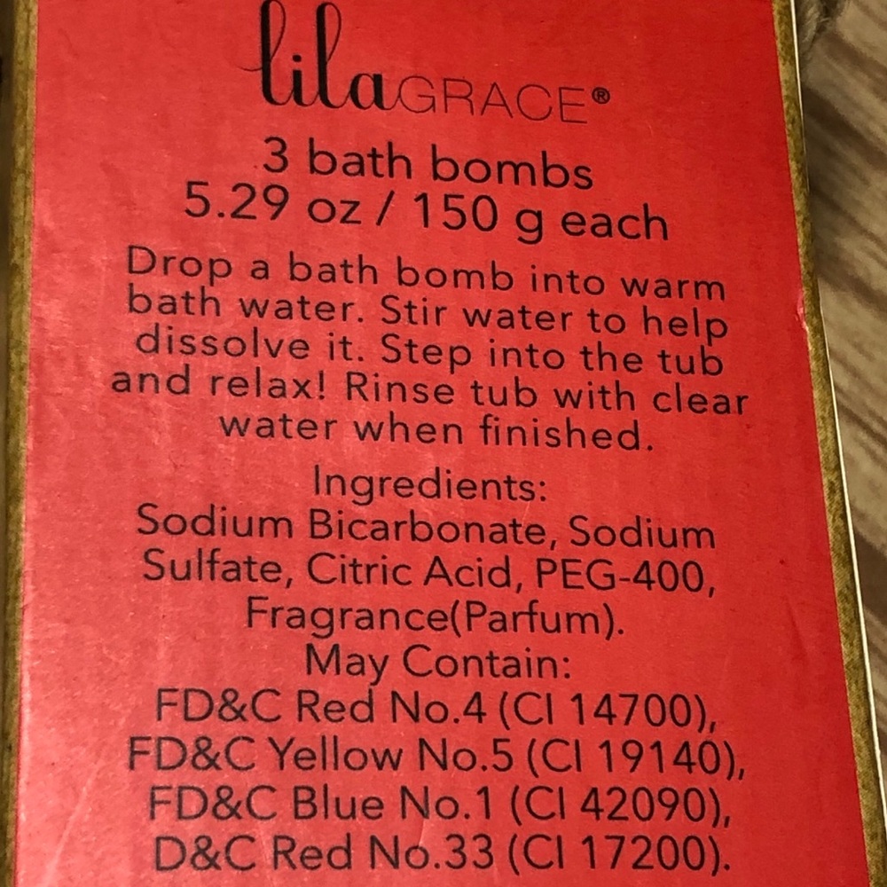 Lila Grace Home Bath Bomb Harvest Trio-3 Pack New - Picture 8 of 16